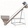 flexible small auger conveyor with hopper for powder/grain/sand